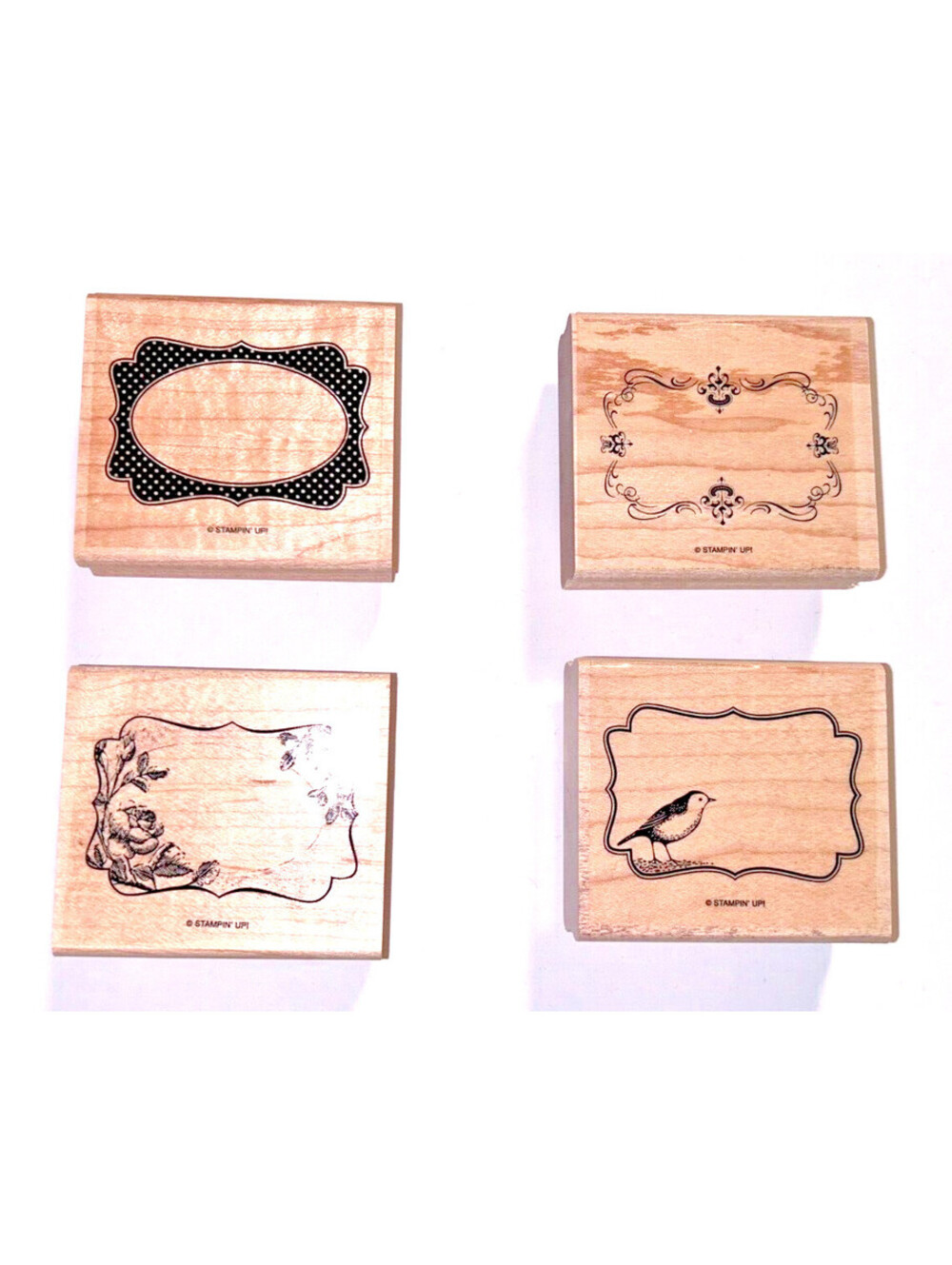 Stampin Up Stamp Set Four Frames (Used)
